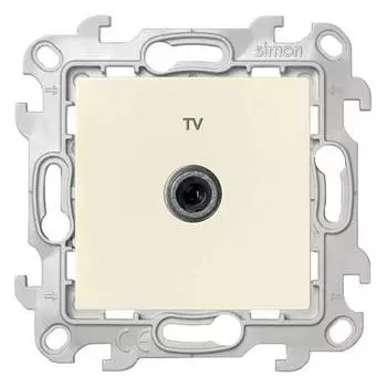 2450476-031 ТВ розетка оконечная, сл кость Simon 24