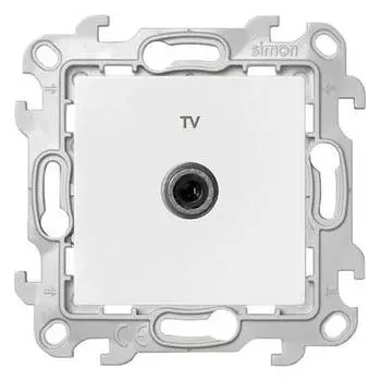 2450477-030 ТВ розетка одиночная, бел Simon 24