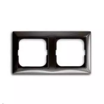 2512-91-507 Рамка Basic 55 Entree-grey 2-постовая ABB