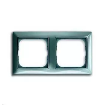 2512-98-507 Рамка Basic 55 Bistro-blue 2-постовая ABB