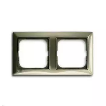 2512-99-507 Рамка Basic 55 Maison-beige 2-постовая ABB