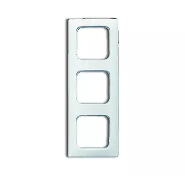 2513-214K-102-500 Рамка для кабель-каналов Reflex SL Альпийский белый 3-постовая ABB