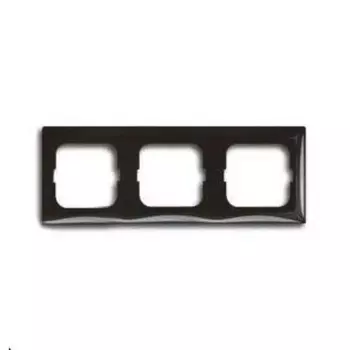 2513-95-507 Рамка Basic 55 Chateau-black 3-постовая ABB