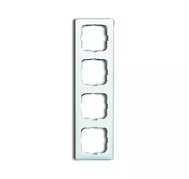 2514-214K-102 Рамка для кабель-каналовReflex SL Альпийский белый 4-постовая ABB