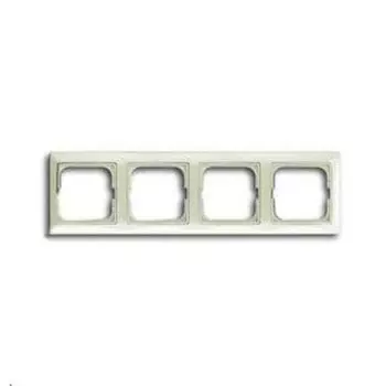 2514-96-507 Рамка Basic 55 Chalet-white 4-постовая ABB