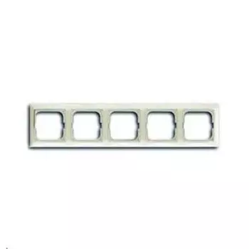 2515-96-507 Рамка Basic 55 Chalet-white 5-постовая ABB