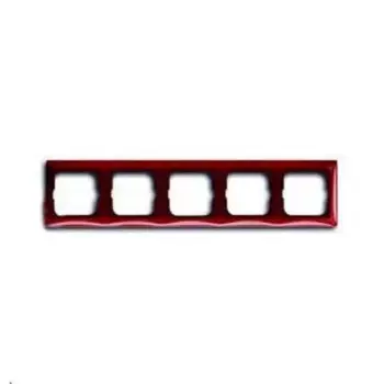 2515-97-507 Рамка Basic 55 Foyer-red 5-постовая ABB