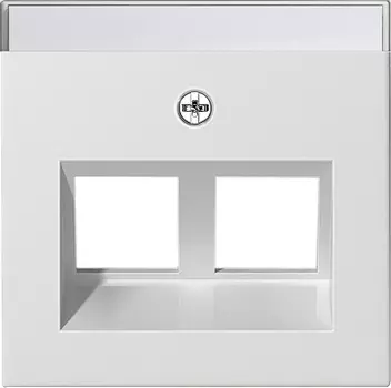 264003 Накладка с полем надписи Mod. Jack 30° Белый Белый Gira