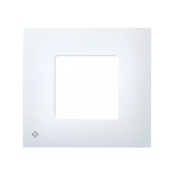 2700617-060 Накладка декоративная на рамку базовую, 1 пост, антибактериальная функция, Simon 27 Play, белый