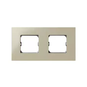 2700620-031 Рамка базовая, 2 поста, 85х162мм, (+суппорт), Simon 27 Play, слоновая кость
