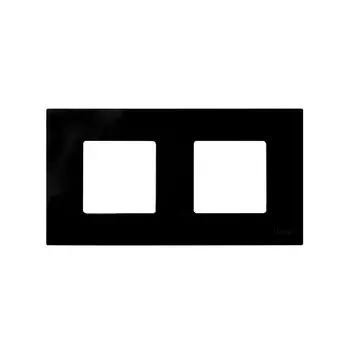 2700627-071 Накладка декоративная на рамку базовую, 2 поста, Simon 27 Play, Color, чёрный