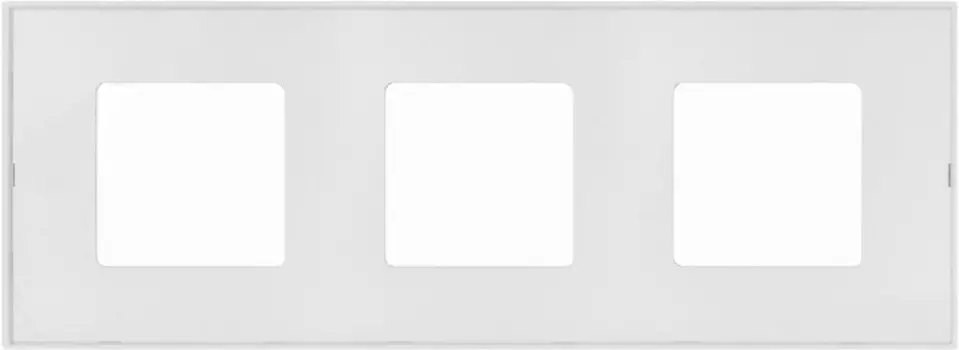 2700637-108 Накладка декоративная на рамку базовую, 3 поста, Simon 27 Play, прозрачный
