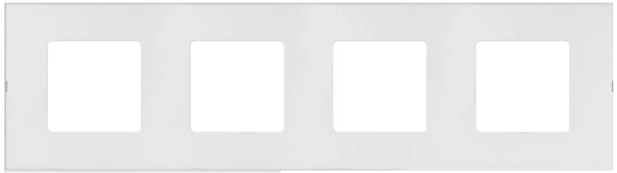 2700647-108 Накладка декоративная на рамку базовую, 4 поста, Simon 27 Play, прозрачный