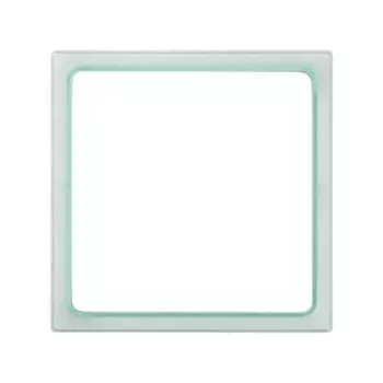 2700670-111 Вставка декоративная в рамку базовую с вырезом, Simon 27 Play, прозрачный зеленый