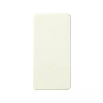 27201-61 Выключатель одноклавишный проходной, 10А 250В, узкий модуль, Simon 27, слоновая кость