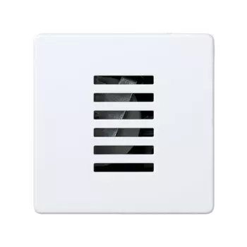 27806-35 Звонок электрический с регулировкой тона, широкий модуль, Simon 27, белый