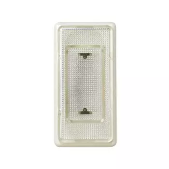 27808-31 Индикатор системы "ждите-входите", прозрачный рассеиватель, узкий модуль, Simon 27, слоновая кость