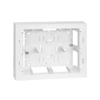 27866-65 Коробка для наружного монтажа накладки 27722-35, 250х193х53мм, белый