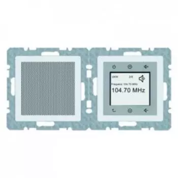 28806089 RADIO TOUCH Q.1 цвет: полярная белезна Berker