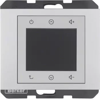 28847003 RADIO TOUCH, K.5, цвет: алюминиевый Berker