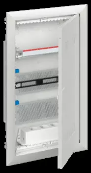 2CPX031387R9999 Шкаф мультимедийный с дверью с радиопрозрачной вставкой UK636MW (3 ряда) UK600 ABB