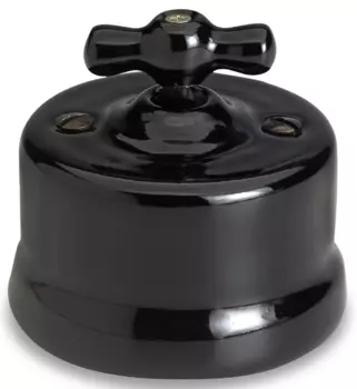 30342272 Выключатель для управления жалюзи, черная керамика Fontini