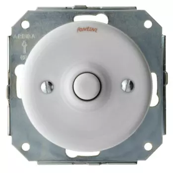 31310272 Кнопка, 10A-250V, черный Fontini