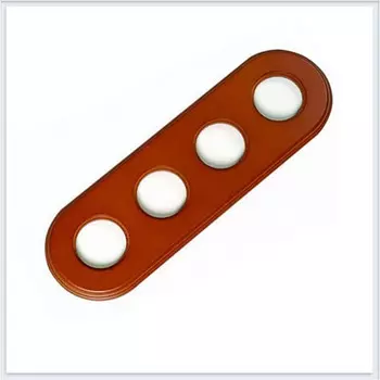 31804192 Рамка Garby Colonial Мед 4-постовая Fontini