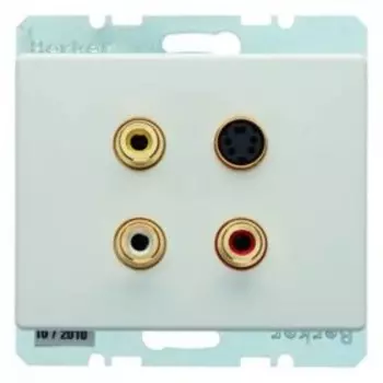 3315320069 BMO CINCH/S-VIDEO AS цвет: полярная белезна Berker