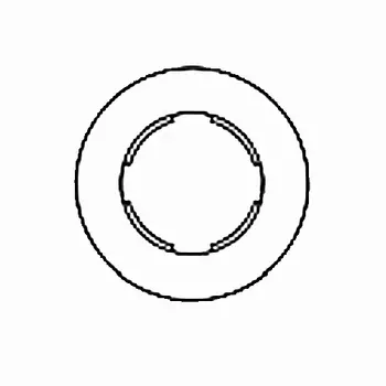 33801822 Рамка DO Орех 1-постовая Fontini