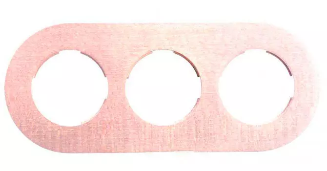 33803812 Рамка DO Natural beech 3-постовая Fontini