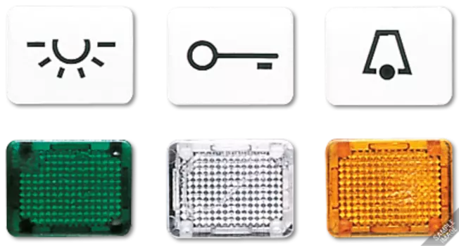 33T CD 500/CD plus Бежевый Линза с символом "КЛЮЧ" для клавиши с окошком Jung