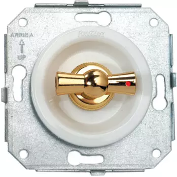 35342162 Выключатель для управления жалюзи, сапелли* / белый Fontini