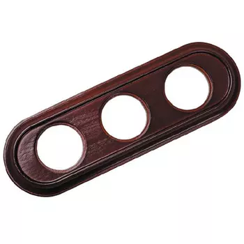 35803162 Рамка Venezia Oval Сапелли 3-постовая Fontini