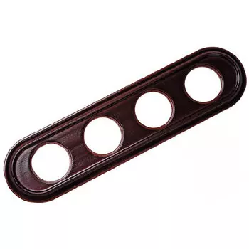 35804162 Рамка Venezia Oval Сапелли 4-постовая Fontini