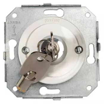 35906032 Механизм переключения с ручкой, коричневый Fontini