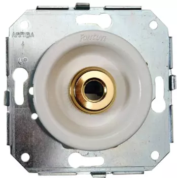 35927252 Кабельный выход, хром/белый Fontini