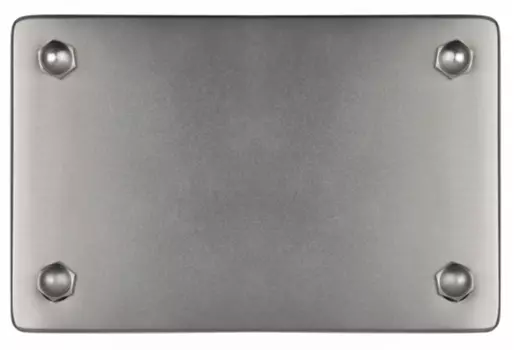 37399512 Распред.коробка DOUBLE 86x160x40MM, никель Fontini