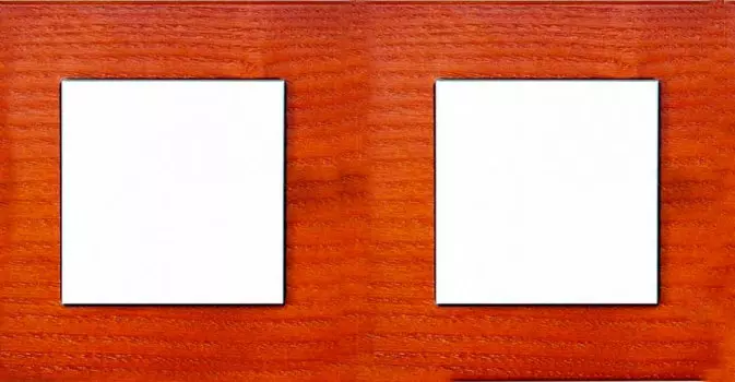 37802022 Рамка F37 Вишня 2-постовая Fontini