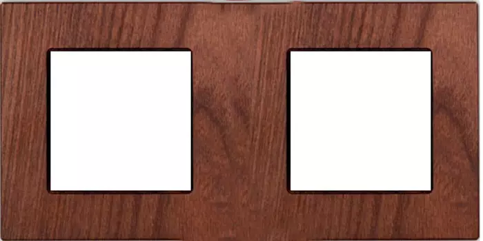 37802032 Рамка F37 Табак 2-постовая Fontini