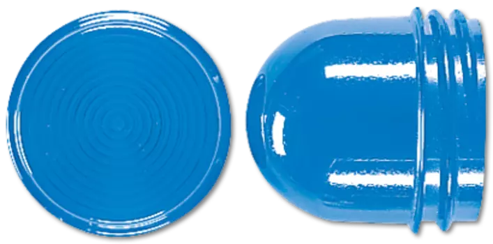 37BL Колпачек высокий для ламп до 54 мм синий Jung