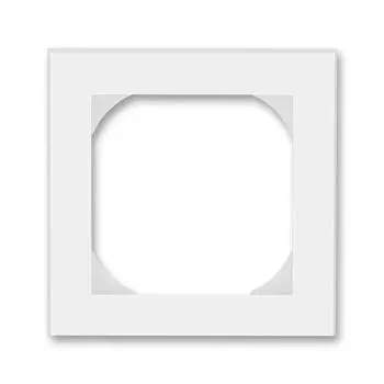 3901H-A05510 01 Рамка ABB Levit 55х55 для механизмов BJE Белый / Ледяной 1-постовая 2CHH015510A4001