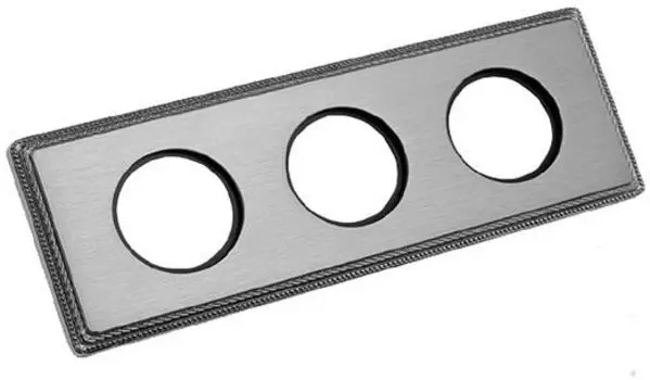 39803512 Рамка Venezia Metal Хром 3-постовая Fontini