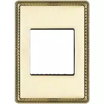 39821502 Рамка с квадратным вырезом Venezia Metal Золото 1-постовая Fontini