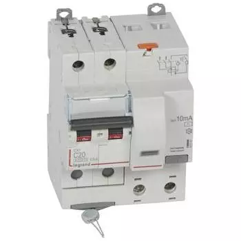 411151 Дифф.выключатель (УЗО) DX3 2П C20А 10MA-AC 4м, Legrand