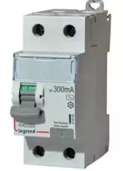 411504 Дифф.выключатель (УЗО) DX3 2П 25А 30мА-AC Legrand