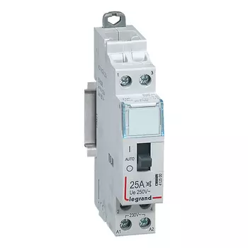 412500 CX3 К-р быт.230Vб/ш.1НО+1НЗ 25А Legrand