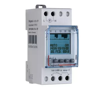 412629 Таймер годовой 1 выход 230В Legrand