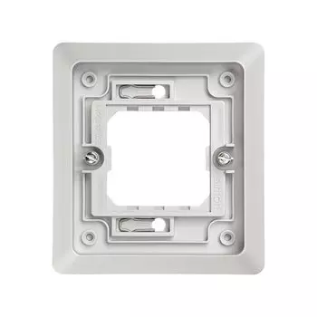 4400610-035 Основание под 1-местную рамку, IP55, скрытый монтаж, 95х104мм, Simon 44 Aqua, серый