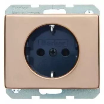 47350007 Штепсельная розетка SCHUKO Arsys медь Berker